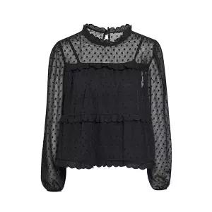 [JJ지고트](광주신세계)도트 프릴 시스루 셋트 블라우스 GR5N0BL501