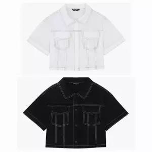 [더데이걸] sh06 반팔 크롭 자켓  TGJA25S01 (S32946295)