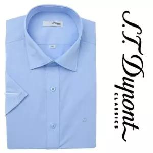 [갤러리아] 25년S/S(슬림핏/반소매) 폴리 혼방 블루셔츠,SE5MMM21HS308SBU