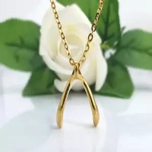 [가앤] 24k순금 위시본 목걸이 메달 펜던트 3.75g