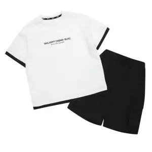 [에스핏]주니어 키즈 메쉬 레이어드 5부 세트 아동  상하세트 기능성 SJZ304MKT