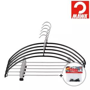 독일 정품 마와 옷걸이 이코노믹 40PK 블랙 정장세트용 상하의겸용 가디건용 5개입+연결고리