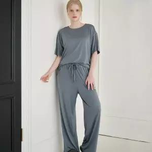 [보리보리/마밤]마밤 메종라운지 냉감 여성 잠옷 반팔 여자 파자마 라운지웨어 실내복 컴포트