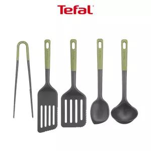 [테팔] 에센셜 2in1 5종 세트(국자+긴뒤집개+뒤집개+스푼+집게)