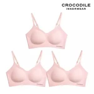 [크로커다일] 소프트 쿨인견 쉘론 패드일체형 스트랩 브라 로즈베이지 CDWBR5N15_3