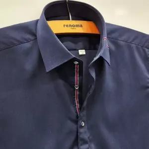 [레노마셔츠]슬림핏/반소매/폴리 스판 평직/여름 반팔 와이셔츠 RPUSL1703 NY_US