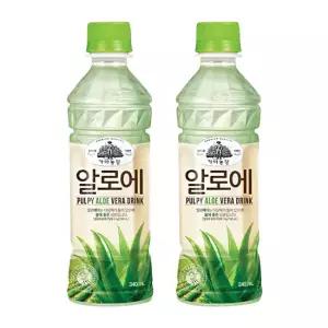 웅진 가야농장 알로에 주스 340ml x 24개