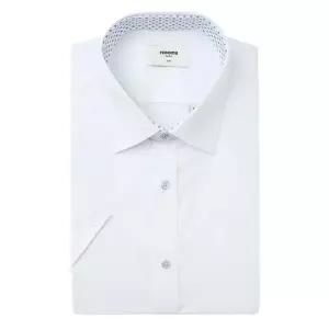 [NS홈쇼핑]레노마셔츠(반소매 핏) 25신상 아이스 폴 사선도비 셔츠RPUSL1-321-WH..