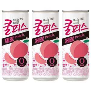동원 쿨피스 제로 복숭아 230ml 60캔 30캔 2박스 동원쿨피스 쿨피스제로복숭아 쿨피스복숭아제로