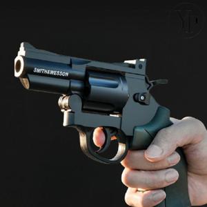 리볼버 장난감 권총 과녁 모형 토이건 사격놀이 탄피 너프건