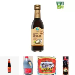 청정원 프리미엄 굴소스 500g X 2개/감칠맛/볶음용/고기용/굴/소스/만능/가정용/조미료/다용도/요리용