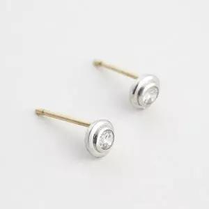 [로이드](센텀시티점)1부 더블 베젤 14K 귀걸이 LEF25001D