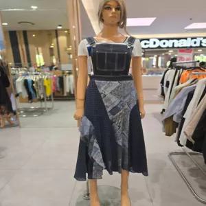 [에고이스트] 패턴 믹스 탈부착 서스펜더 원피스 ER3WO-264