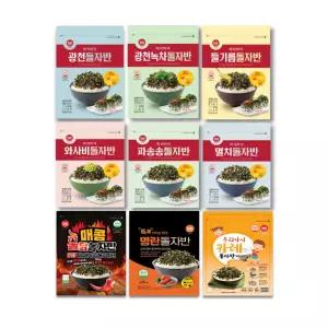 김자반 돌자반 55g x 6봉 / 9가지 맛 중 택 1