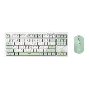 지클릭커 오피스프로 WMK90 사일런스 M 무소음 무선 블루투스 키보드 마우스 세트 87 Greenwich RC1