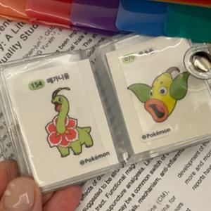 포켓몬스티커집  보관함 띠부띠부씰앨범 미니 고리달린