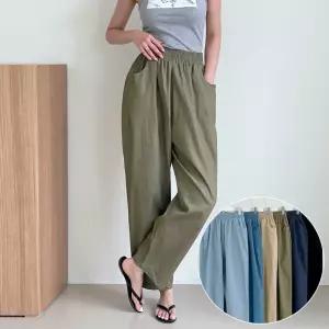 [남녀공용] 사이클트윌 워시 텐셀 데님 팬츠 6color / 벌룬 빅사이즈 F-2XL 밴딩 스판 루즈핏 여름 바지