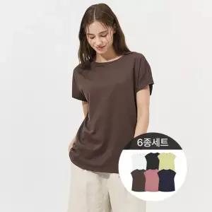 실켓반팔코튼티셔츠6종세트