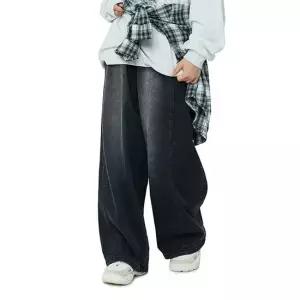 [소이] 여자 봄이월 사이드폴딩블랙진(25F5283)