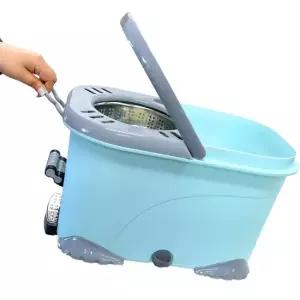 통큰 통돌이 회전 스텐 페달 탈수 걸레 바닥 막대 밀대 물걸레 청소기 대걸레