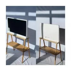 제로썬 LG 룸앤티비 2세대 신형 거치대 우드 스탠드 27인치