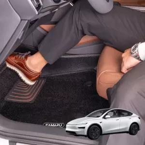 카마루 테슬라 모델Y 주니퍼 전용 듀라 입체매트1+2열 자동차 카매트