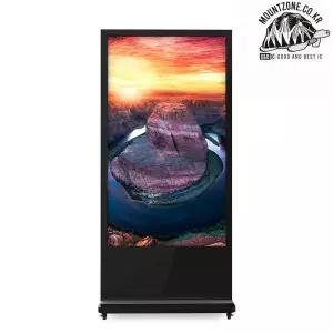 마운트존 생명을 살리는 가게 삼성 65인치 블랙 4K QM스탠드사이니지터치모니터-USB방식 QM4KBUSB65T