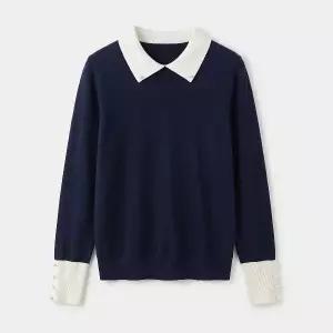 KARRA 하이엔드배색스터드니트_A4F0609