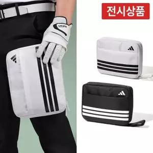 [전시상품] 아디다스 SMU 리버시블 골프파우치백 메쉬 휴대용 미니가방 케이스 JD6574