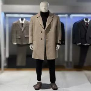 [트루젠][트루젠] 트루젠 (역시즌극소량) 베이지 핸드메이드 캐시미어블렌드 롱코트 2244CL240150 (P003674