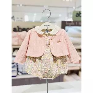 [압소바](신세계 사우스시티)[압소바 25년FW 가을임신출산선물] 블루문 볼레로 우주복세트 (A2522310)핑크