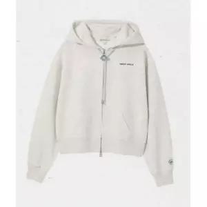 와키윌리 WACKY WILLY 우먼스 타이포 로고 크롭 후드집업 오트밀 WA2503HZ51OT 327834