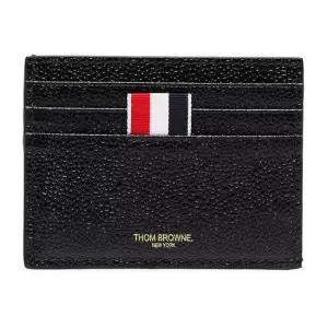 [명품] 25FW 삼선탭 로고 카드지갑 블랙 MAW031L 00198 001