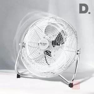 강력한 풍량 16인치 (40CM) 공업용 업소용 메탈 선풍기 3엽날개 3단풍속조절 스탠드 좌석용 메탈선풍기