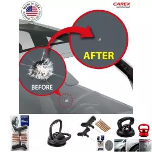 (카렉스)자동차유리 복원제/복원/셀프/DIY/차량/자가/보수/키트/세트/유지/유지/돌빵/글래스글루/자동차