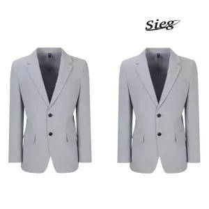 [롯데백화점]지이크 FW 고민하면품절 고급진패턴 라이트그레이 셋업재킷 F4067 DHSIEG