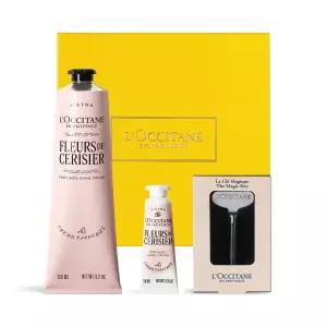 [록시땅](강남점)[기프트] 플뢰르 드 세리지에 퍼퓸드 핸드 크림 150ml 세트(체리 블라썸)