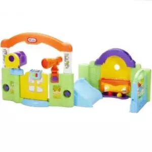 WRI 영유아 8가지 놀이 방법 하우스 가든 변형 가능 완구 가든형 공 굴리기 미끄럼틀 놀이