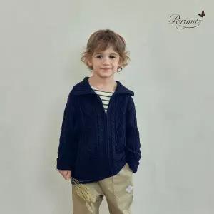 [대구백화점] [페리미츠]초등 꽈배기 니트 집업 가디건(P2531K421)
