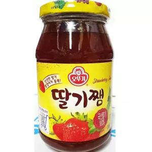 통조림 액상소스 딸기잼 병 오뚜기 500g 잼