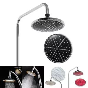 샤워기 해바라기 대 헤드 원형 블랙 입식/수전 욕실 화장실 부품 해드 샤워실 사워기 욕조 소나기 가정용