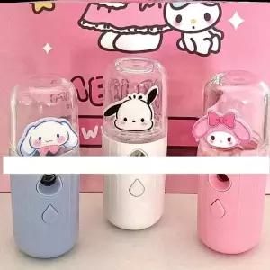 산리오 포챠코 시나모롤 헬로키티 미니 나노 수분 미스트 페이스 보습 충전 캐릭터 스프레이 굿즈