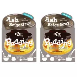이지엔 클래식 푸딩 염색약 애쉬 베이지 그레이 X2개 BNS