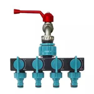 물호스 수도분배기 호스연결 배분기 4구 호스분배기 수도부속 밸브