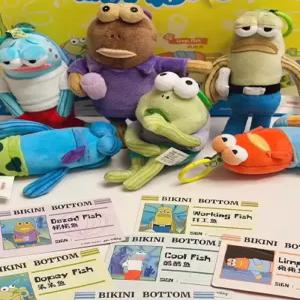 스펀지밥 애니메이션 굿즈 비키니시티 주민들 랜덤박스 스폰지밥 멍텅구리 인형뽑기 만들기 굿즈 선물