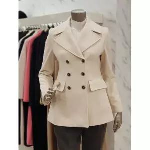 [하프클럽/] 세이브존01 빅카라 더블버튼 코트 MXDAWH0140