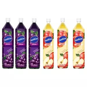 썬키스트 포도주스 사과주스6병