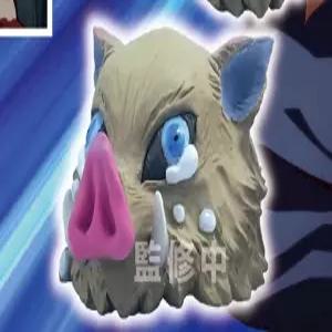 귀칼 귀멸의 칼날 음료 병뚜껑 홀더 피규어 이노스케의 돼지머리 얼굴 가면 굿즈 컬렉션 생수병 뚜껑 굿즈