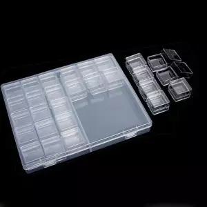 30칸 아크릴 비즈케이스 쥬얼리 소품 보관함-WD52365