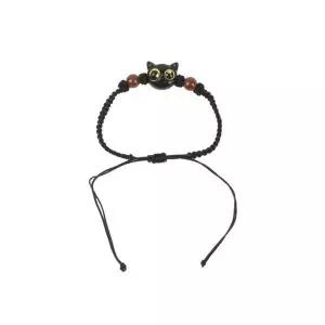 팔찌 매듭 옐로 땡글 고양이 매듭팔찌-WFGU7DH